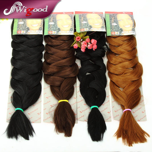  African Chemical Fiber Xpression Braid Black Mixed Color Wig
global-swanky 2