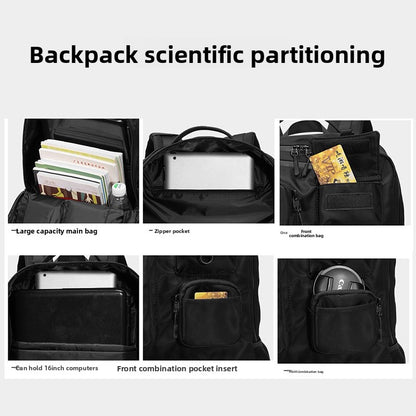 Air Cushion Travel Backpack Laptop Compartment for Work Bag globalswanky 02
