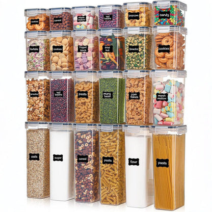 Airtight Food Storage Container Set for Organized Kitchen Use Global swanky 1