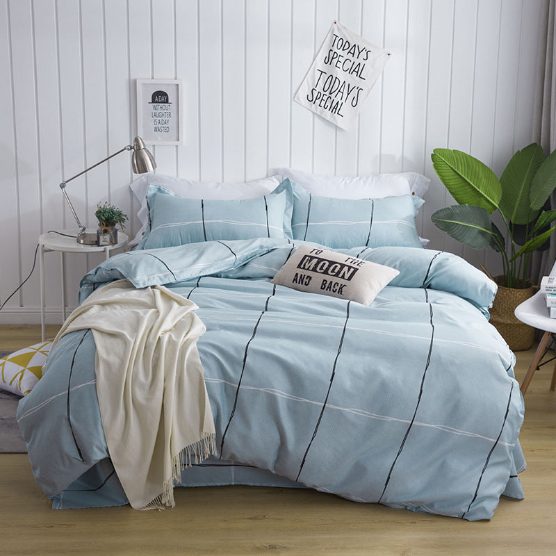 Aloe Cotton Bed Sheet – Comfortable Dormitory Bedding global swanky 1