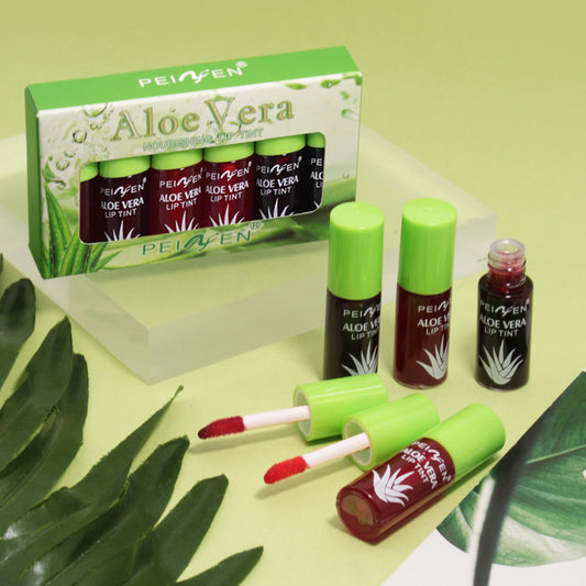Aloe Vera Penifen Lip Gloss with Moisturizing Lipstick Set globalswanky 03
