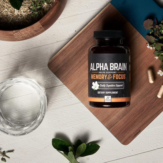 Alpha Brain Supplement Capsules for Focus & Memory global swanky 1