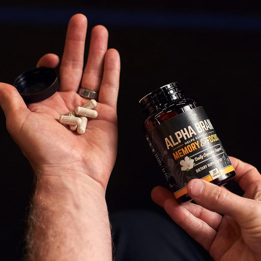 Alpha Brain Supplement Capsules for Focus & Memory global swanky 3