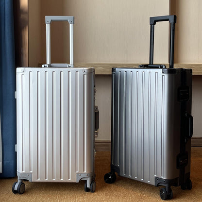 Aluminum Magnesium Alloy Suitcase with TSA Lock for Air Travel Global Swanky 01