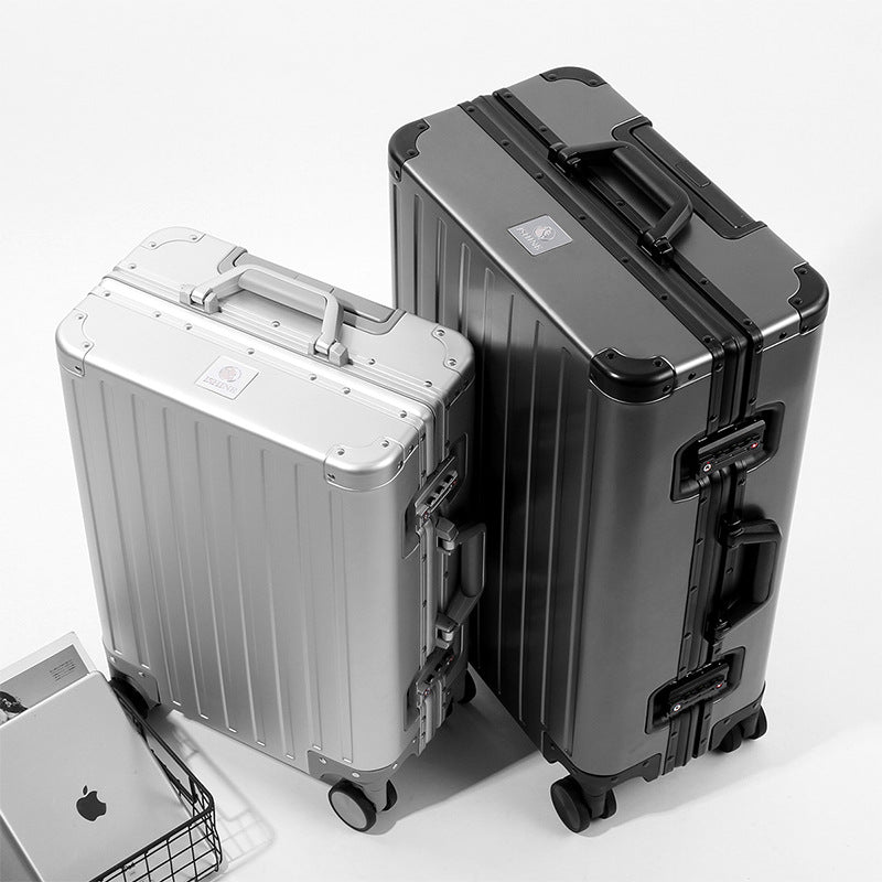 Aluminum Magnesium Alloy Suitcase with TSA Lock for Air Travel Global Swanky 02