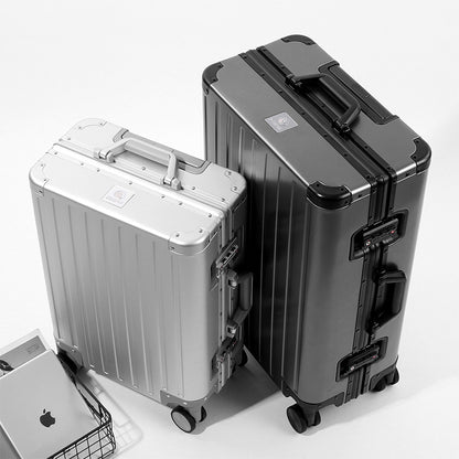 Aluminum Magnesium Alloy Suitcase with TSA Lock for Air Travel Global Swanky 02