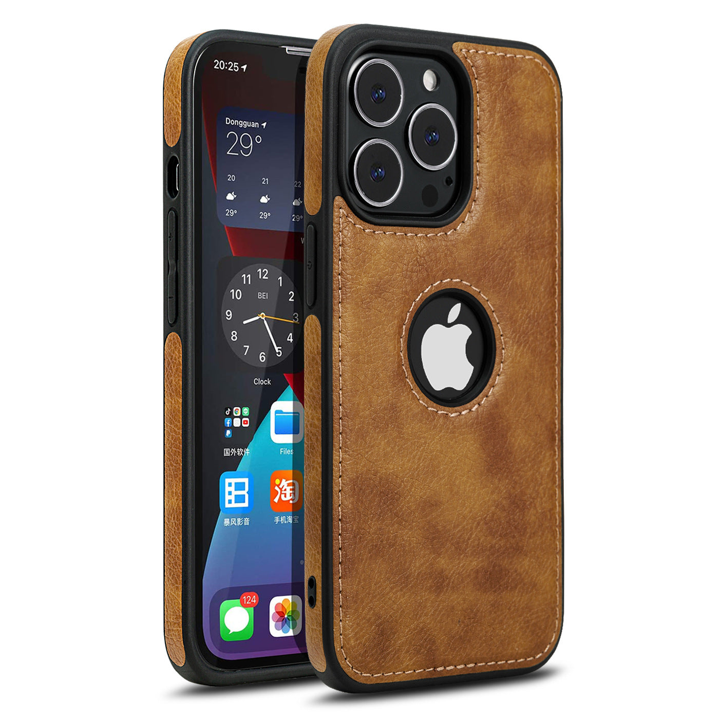 Applicable Car Line Leather Pattern Stitching  Mobile Phone Case Global swanky 4