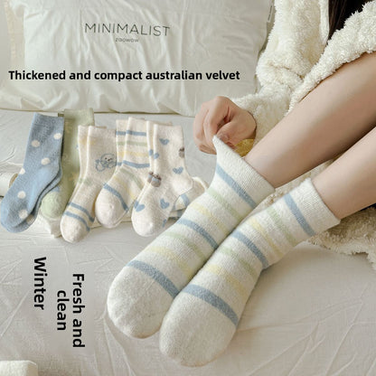Australian Wool Socks for Warm Winter Daily Comfort Wear Pair globalswanky 01