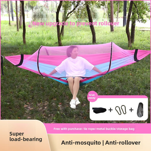 Automatic Quick Opening Mosquito Proof Camping Hammock Global Swanky 2