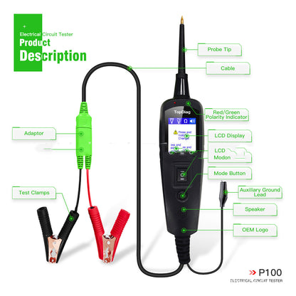 Automotive Circuit Battery Tester for Accurate Readings global swanky 03