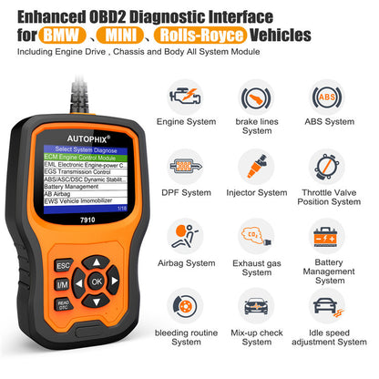 Autophix 7910 Full System BMW Diagnostic Tool for Car Service Global swanky 2