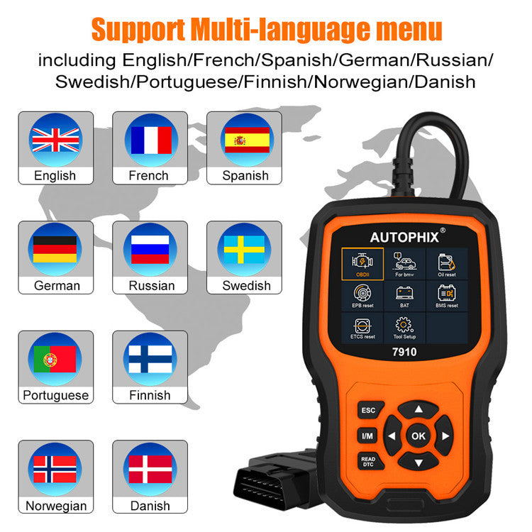 Autophix 7910 Full System BMW Diagnostic Tool for Car Service Global swanky 3