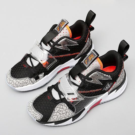 Autumn Flying Surface Woven Youth Basketball Shoes Global swanky 2