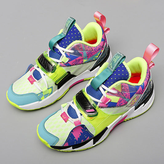 Autumn Flying Surface Woven Youth Basketball Shoes Global swanky 3