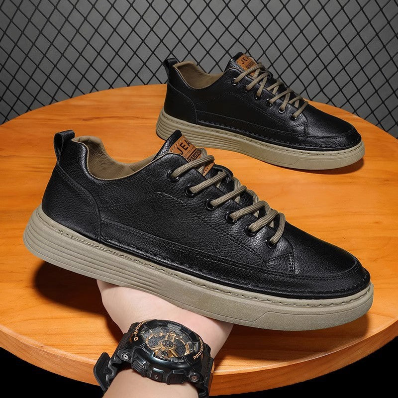 Autumn Men's Safety Shoes Black Sports Work Sneakers global swanky 1