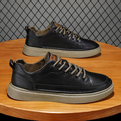 Autumn Men's Safety Shoes Black Sports Work Sneakers global swanky 3