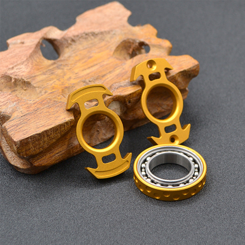 Aviation Aluminum Fidget Spinner Decompression Toy for Kids globalswanky 01