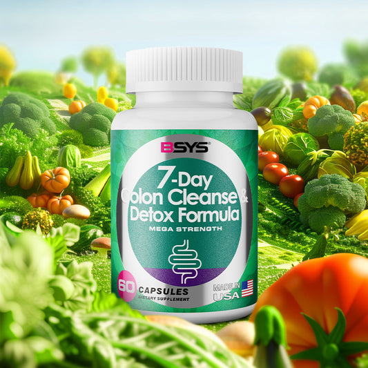 BSYS 7 Day Colon Cleanse & Detox Formula 60 Tablets global swanky 1