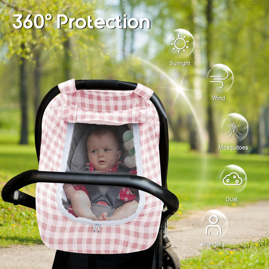 Baby Stroller Mesh Protective Cover for Safer Outdoor Walks Global Swanky 1