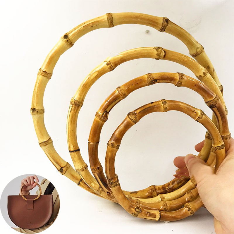 Bamboo Joint Handle DIY Bag Accessories Durable and Stylish globalswanky 01