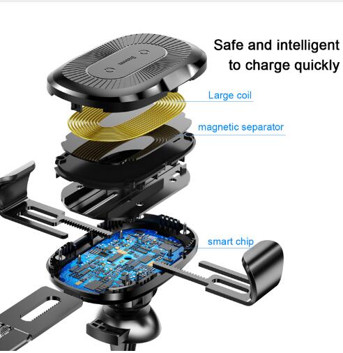 Baseus car phone holder with smartphone displaying time and date
Global swanky 2