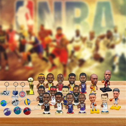 Basketball Advent Calendar with Collectible Blind Box Gifts globalswanky 03