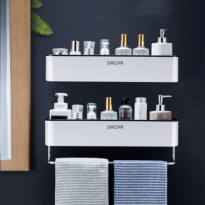 Bathroom Shelf Wall Mounted Organizer Stylish Storage Rack globalswanky01