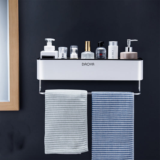 Bathroom Shelf Wall Mounted Organizer Stylish Storage Rack globalswanky03