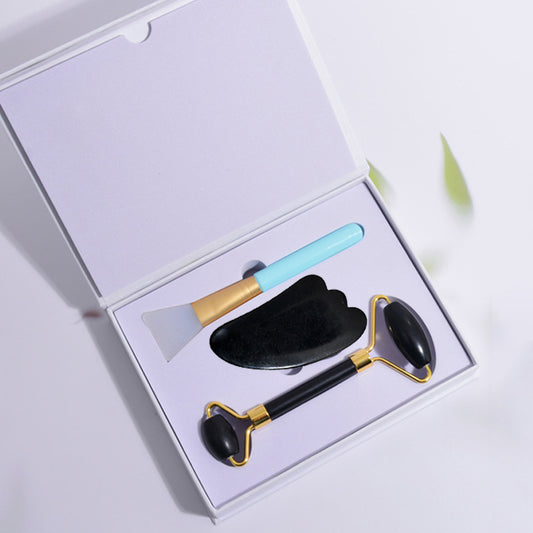 Beauty Face Care Massage Jade Device  for Relaxing Skincare Glow global swanky 4