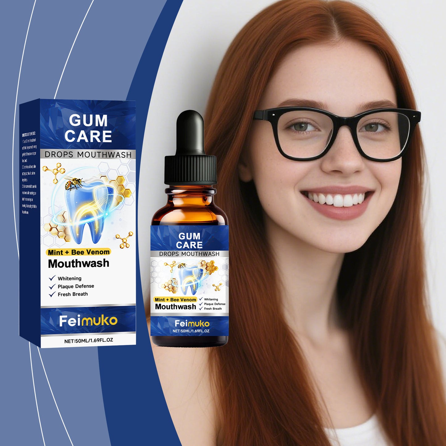 Bee Venom Dental Care Mouthwash for Fresh Breath Daily Care globalswanky 01