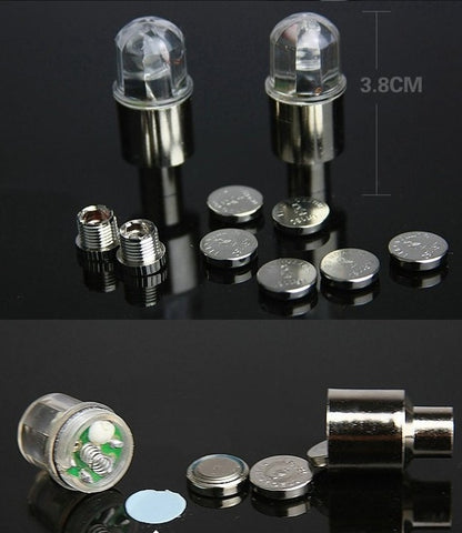 Bicycle Electric Car Nozzle Lights Colorful Wheel Lamp Kit Global swanky 2