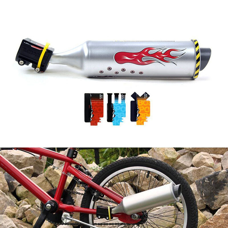Bicycle Turbo Exhaust with 6 Motorcycles Sound Effects global swanky 1