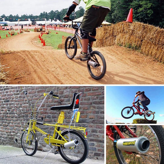 Bicycle Turbo Exhaust with 6 Motorcycles Sound Effects global swanky 2