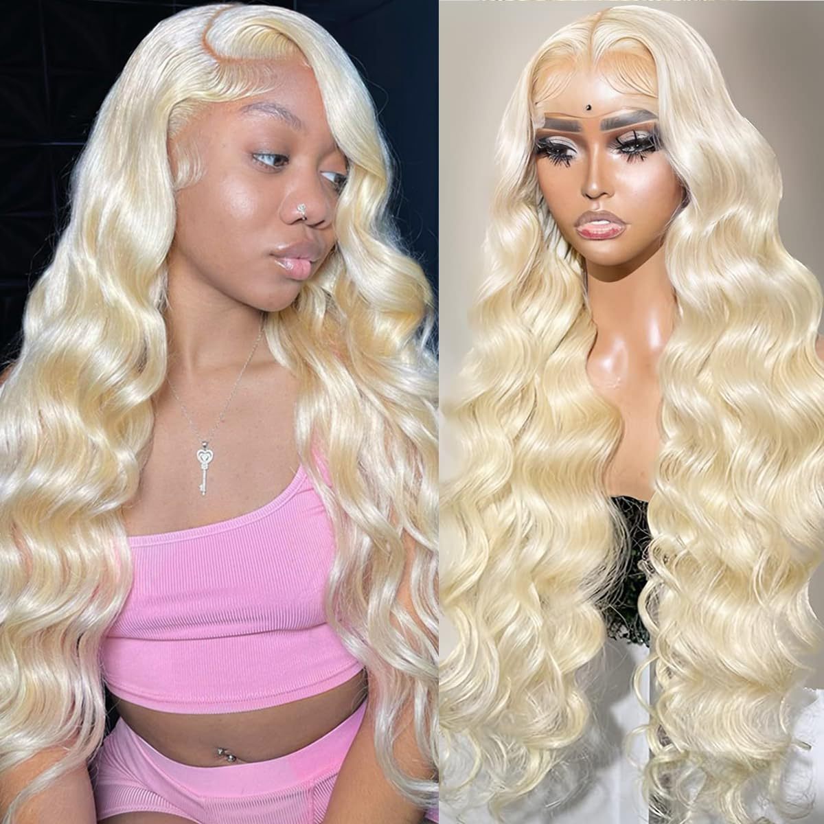 Big Wave Long Curly Lace Wig Head Cover for Elegant Look globalswanky 02