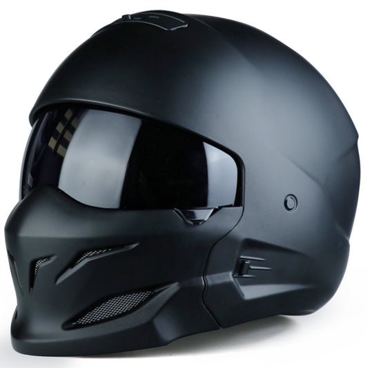 Black Scorpion Vintage Combo Half Helmet for Riders global swanky 1