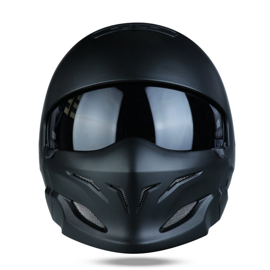 Black Scorpion Vintage Combo Half Helmet for Riders global swanky 2