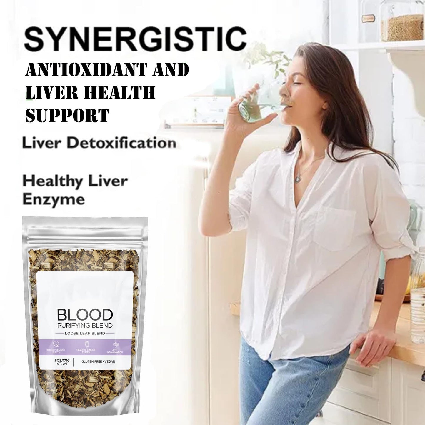 Blood Purification Mixed Tea for Daily Body Cleanse Easily global swanky 1