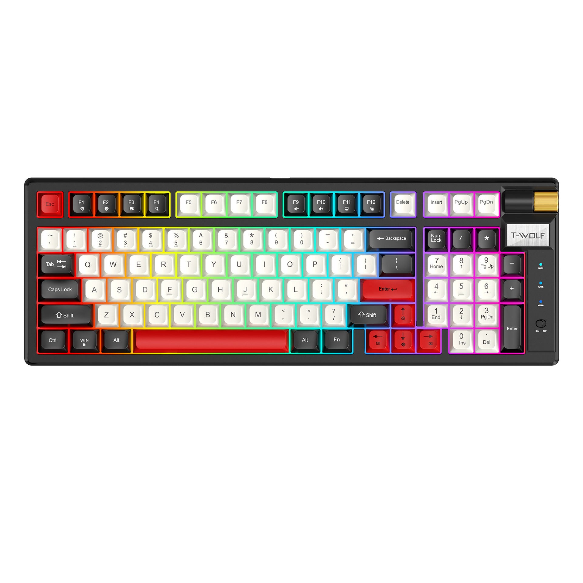 Bluetooth Charging Gaming Mechanical Keyboard – Wireless & Durable global swanky 3