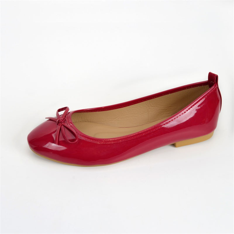 Bowknot Flats for Women Round Toe Soft Bottom Comfort Shoes Global swanky 3