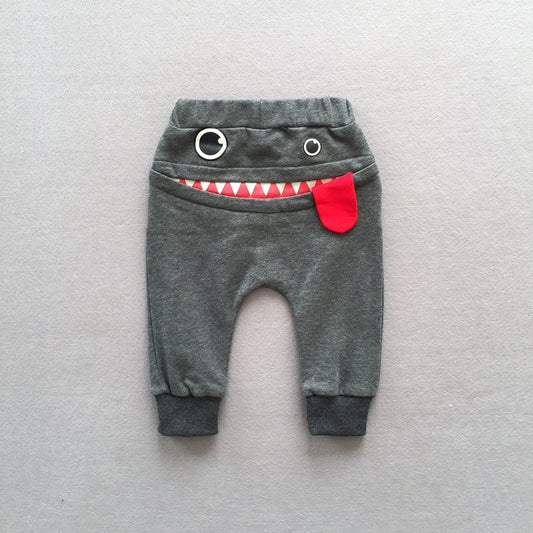 Boys Casual Pants Autumn Cartoon Design Korean Sweatpants 
global-swanky- 1