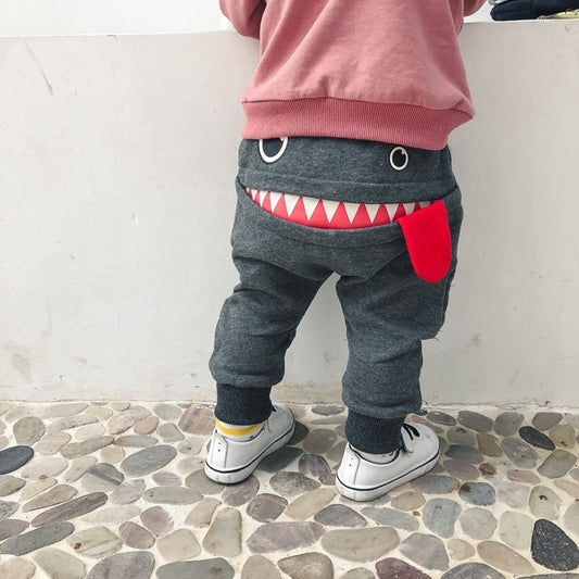 Boys Casual Pants Autumn Cartoon Design Korean Sweatpants 
global-swanky- 3