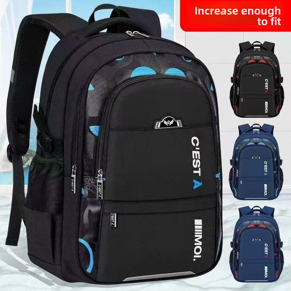 Boys School Backpack – Durable, Spacious & Comfortable Everyday School Bag Global swanky 2
