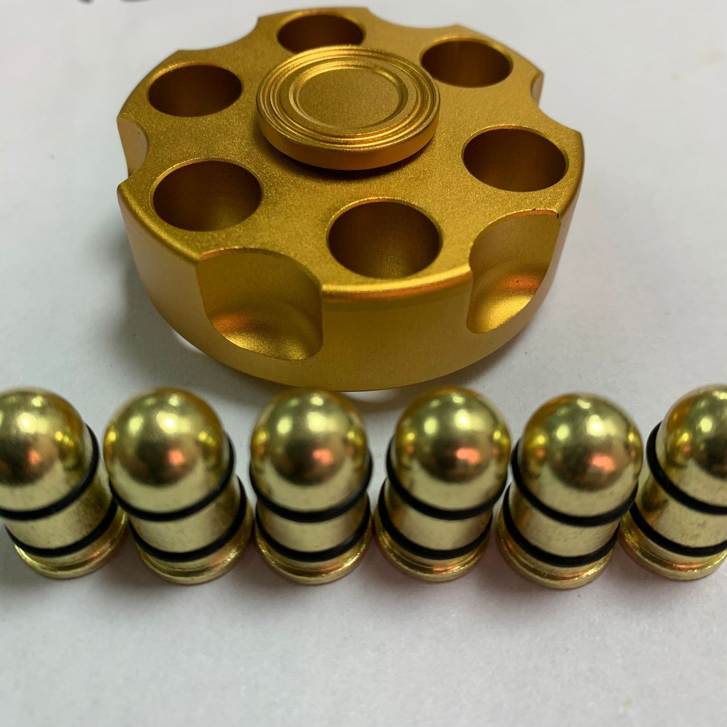 Brass Bullet Fidget Toy Spinner Detachable Finger Spinner globalswanky 03