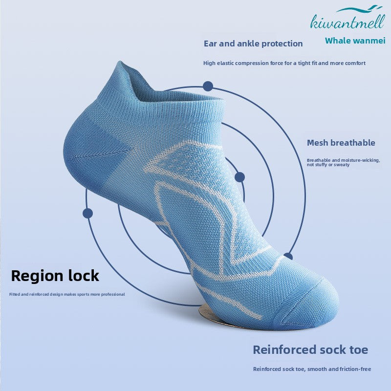 Breathable Quick-Dry Sports Running Socks Comfort Wear Pack globalswanky 02