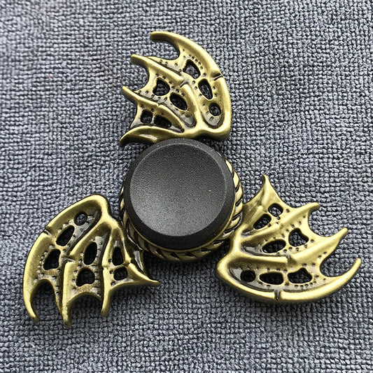 Bronze Alloy Fingertip Gyro Rotating Hand Spinner Toy Fun globalswanky 02