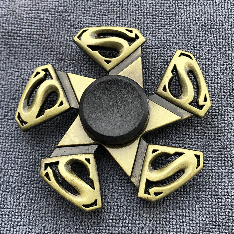 Bronze Alloy Fingertip Gyro Rotating Hand Spinner Toy Fun globalswanky 03