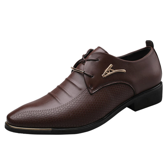 Business Formal Men's Lace-up Casual Shoes for Office Wear Global swanky 2