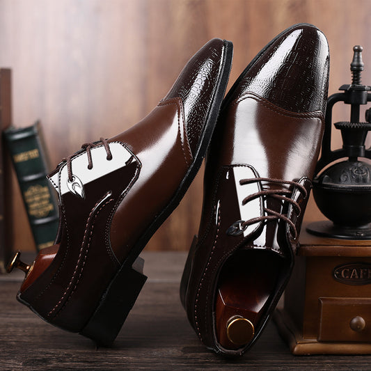 Business Formal Men's Lace-up Casual Shoes for Office Wear Global swanky 3