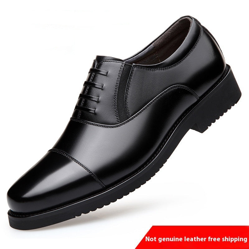 Business Formal Wear Three Section Leather Shoes for Office Global swanky 3