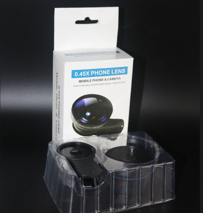 Buy 0.45x Wide Angle & 12.5x Macro Lens Kit for Mobile Cameras Globalswanky 02